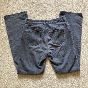 CHICO’S y2k tall straight mid-rise jeans - distressed black